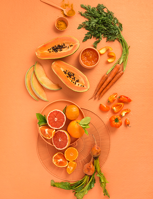 Beauty superfoods vegetales naranjas
